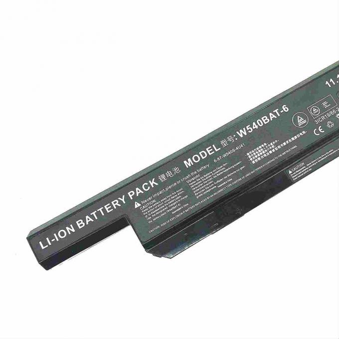 bateria de 6 células W540BAT-6 do portátil de 11.1V 4400MAH para Clevo W540EU W54EU